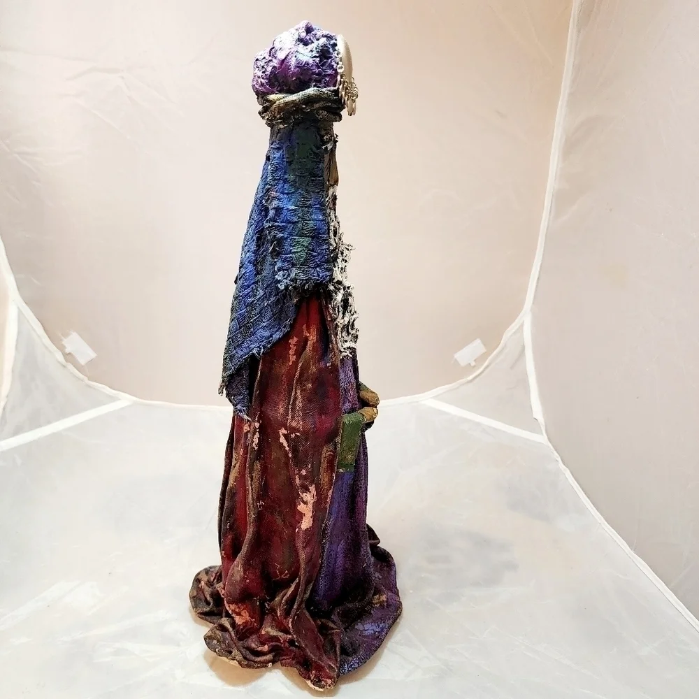Vintage Wiseman Christmas Nativity Replacement Wine Bottle Fabric Handmade EUC